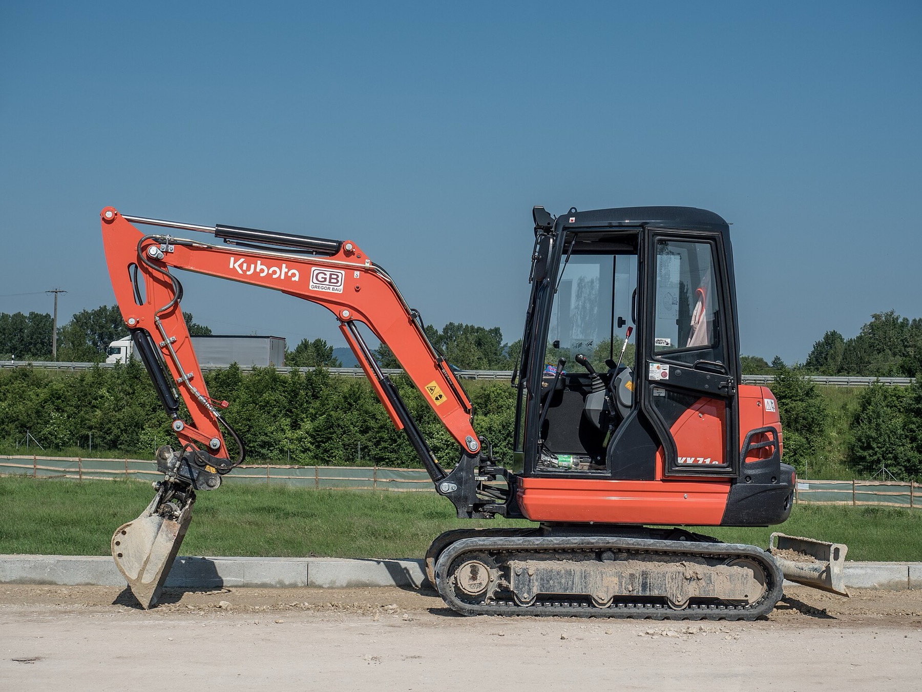 Kubota mini excavator